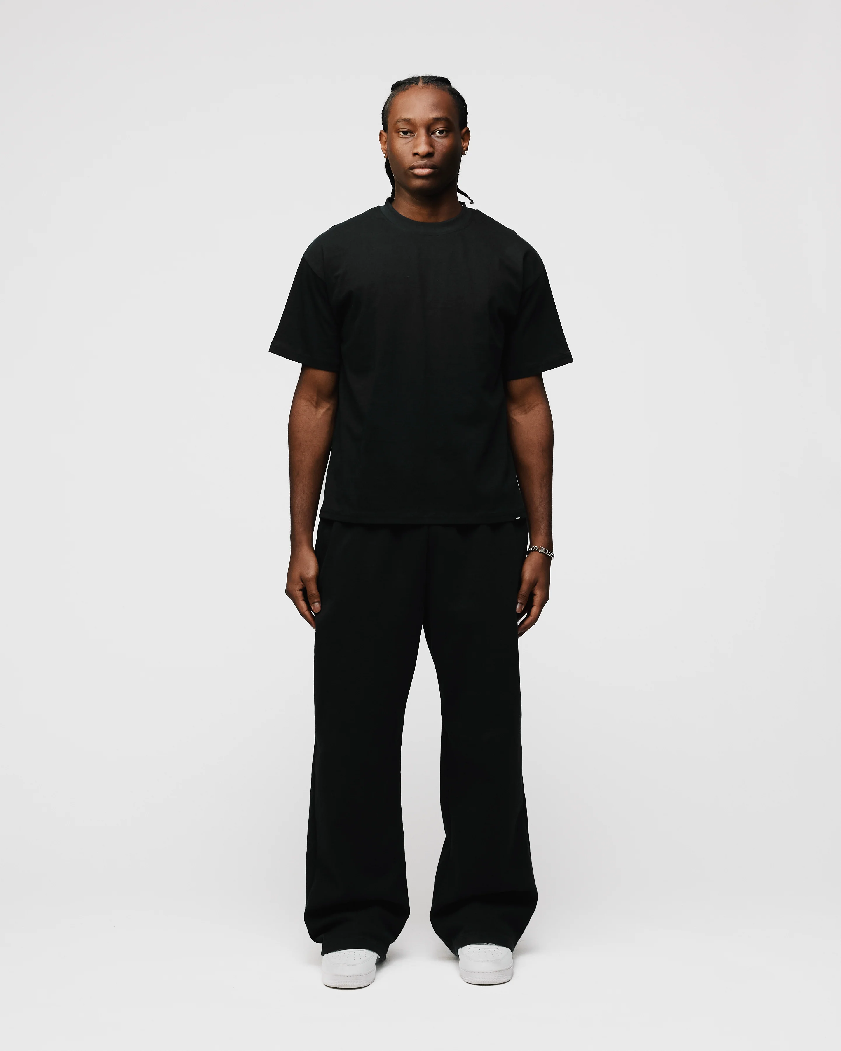 Drop Shoulder T-Shirt - Black