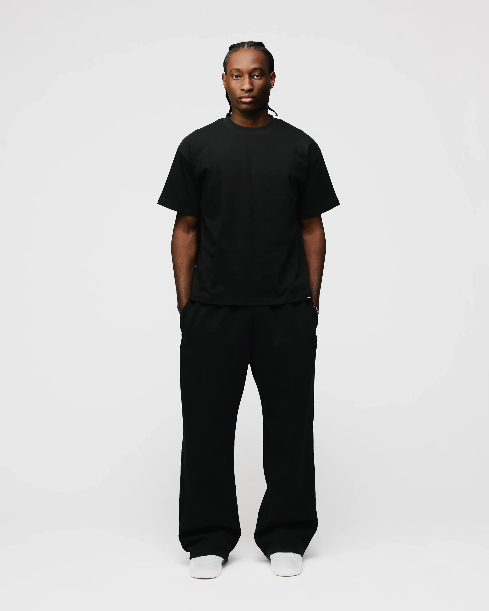 Drop Shoulder T-Shirt - Black