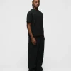 Drop Shoulder T-Shirt - Black