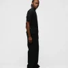 Drop Shoulder T-Shirt - Black