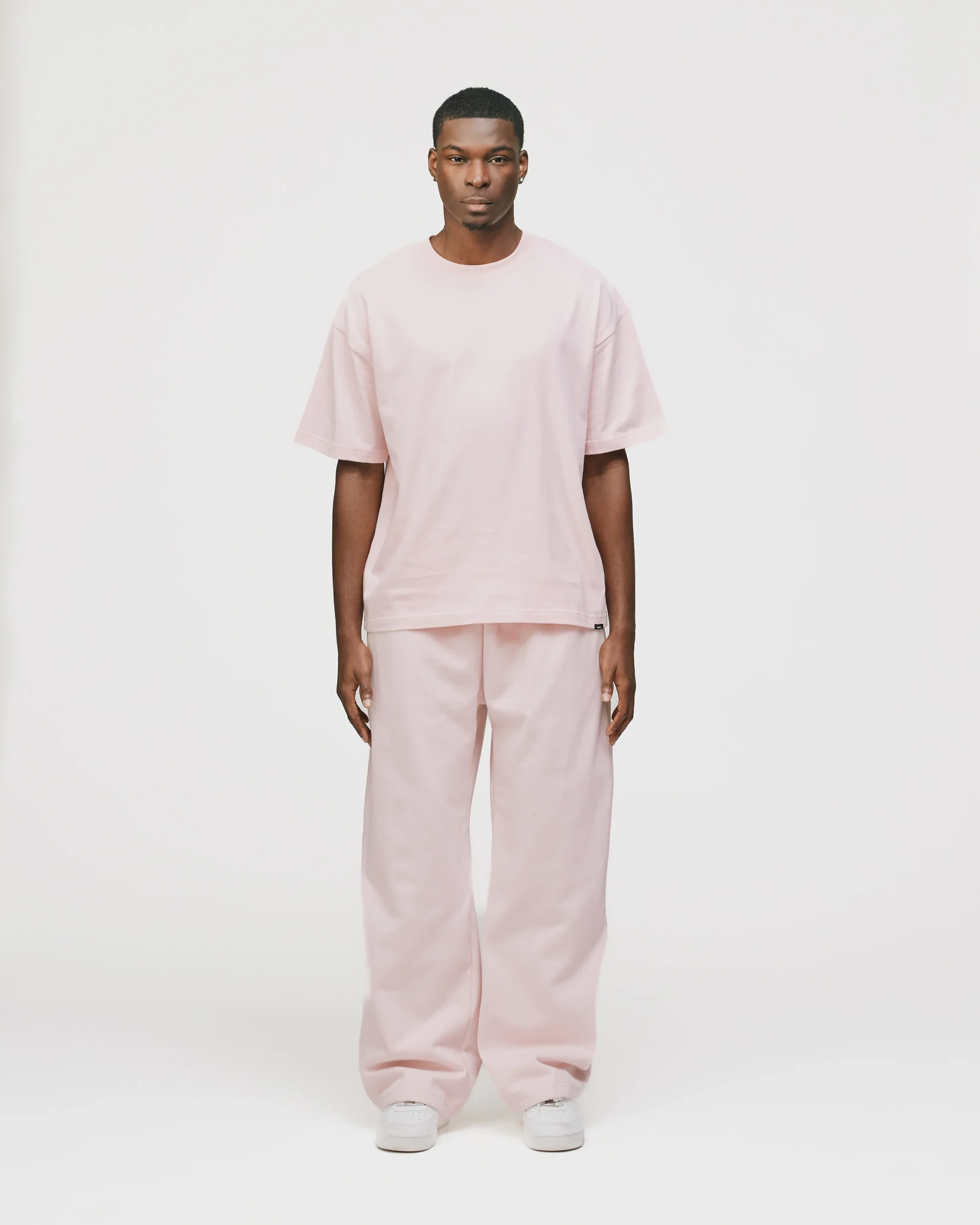 Drop Shoulder T-Shirt - Blush