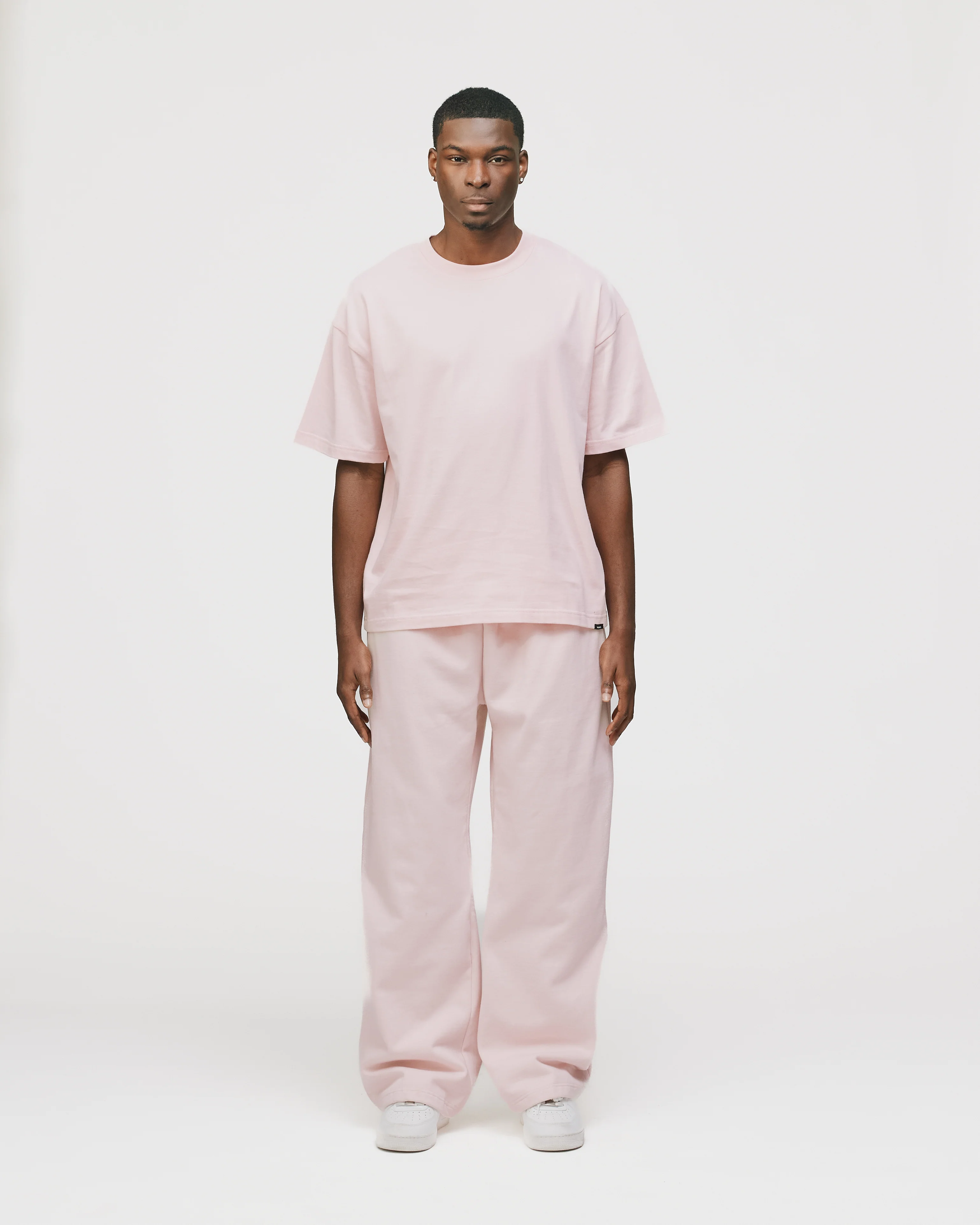 Drop Shoulder T-Shirt - Blush