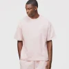 Drop Shoulder T-Shirt - Blush