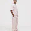 Drop Shoulder T-Shirt - Blush