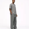 Drop Shoulder T-Shirt - Charcoal