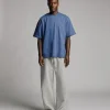 Drop Shoulder T-Shirt - Dusk