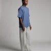 Drop Shoulder T-Shirt - Dusk