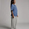 Drop Shoulder T-Shirt - Dusk