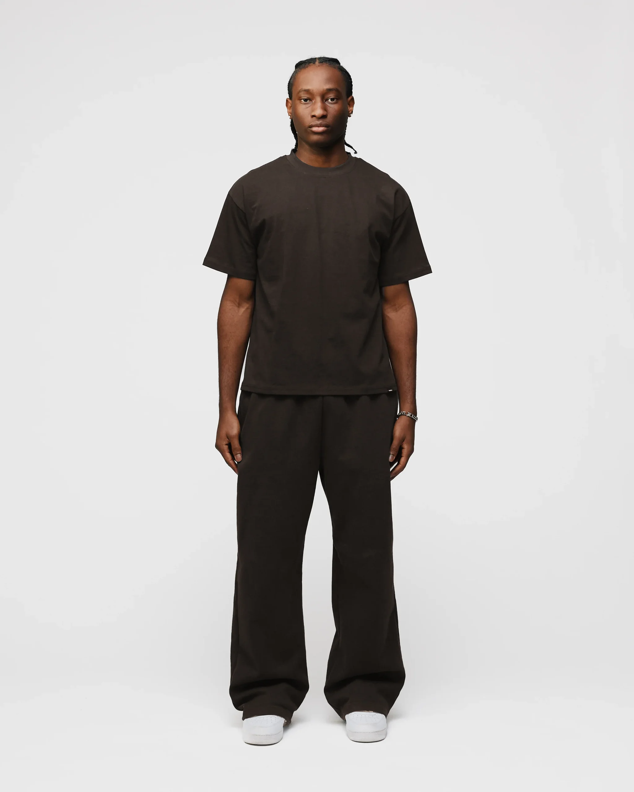 Drop Shoulder T-Shirt - Espresso