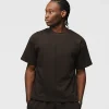 Drop Shoulder T-Shirt - Espresso