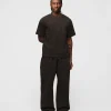 Drop Shoulder T-Shirt - Espresso