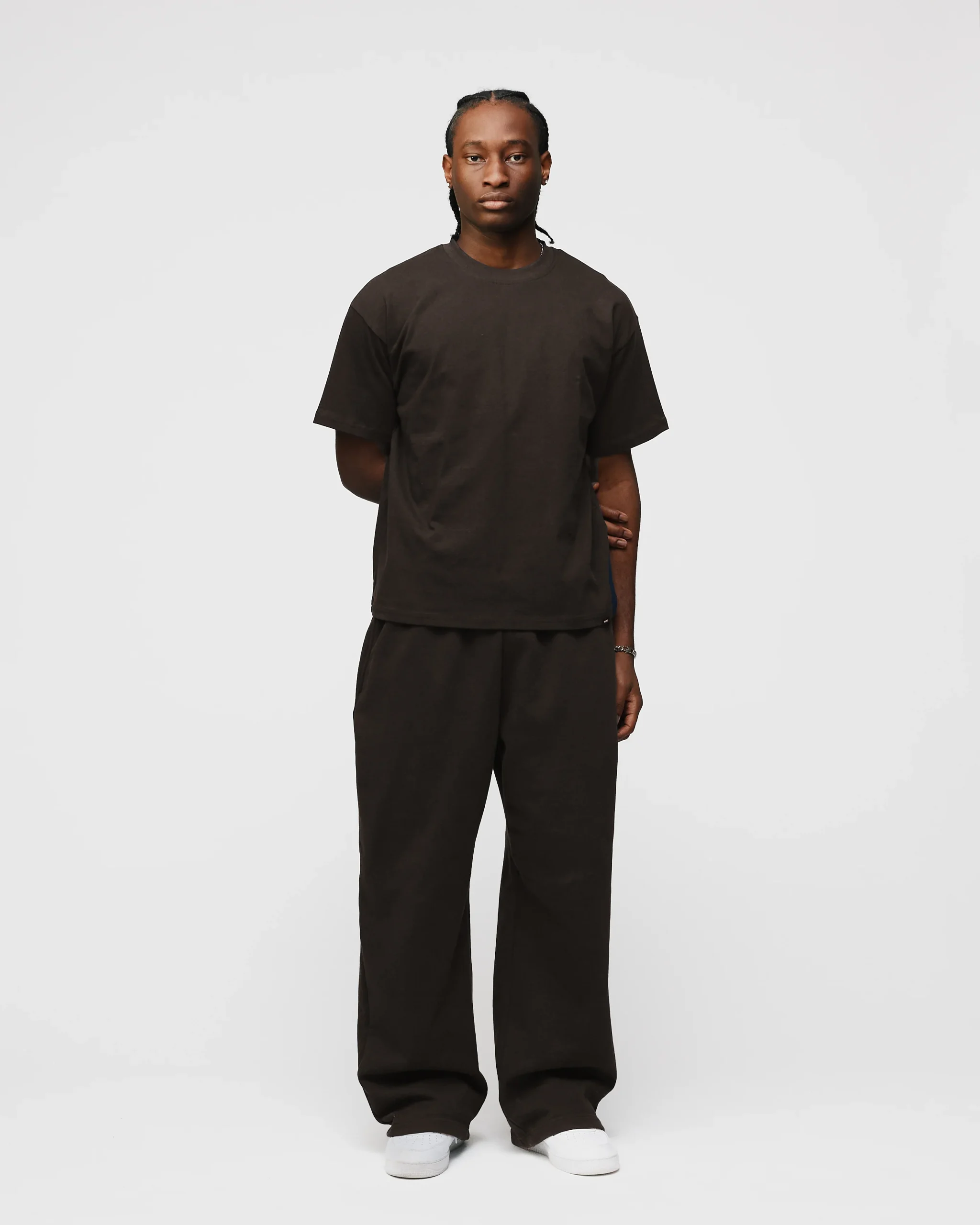 Drop Shoulder T-Shirt - Espresso