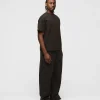 Drop Shoulder T-Shirt - Espresso