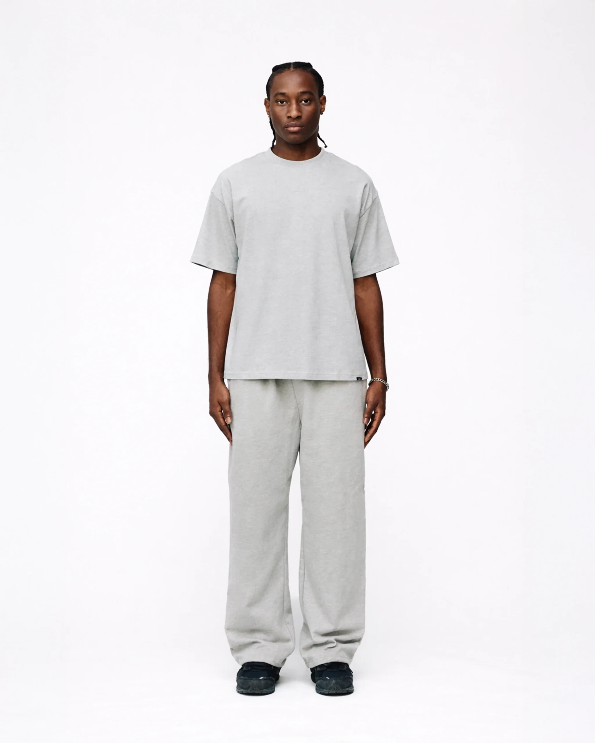 Drop Shoulder T-Shirt - Grey