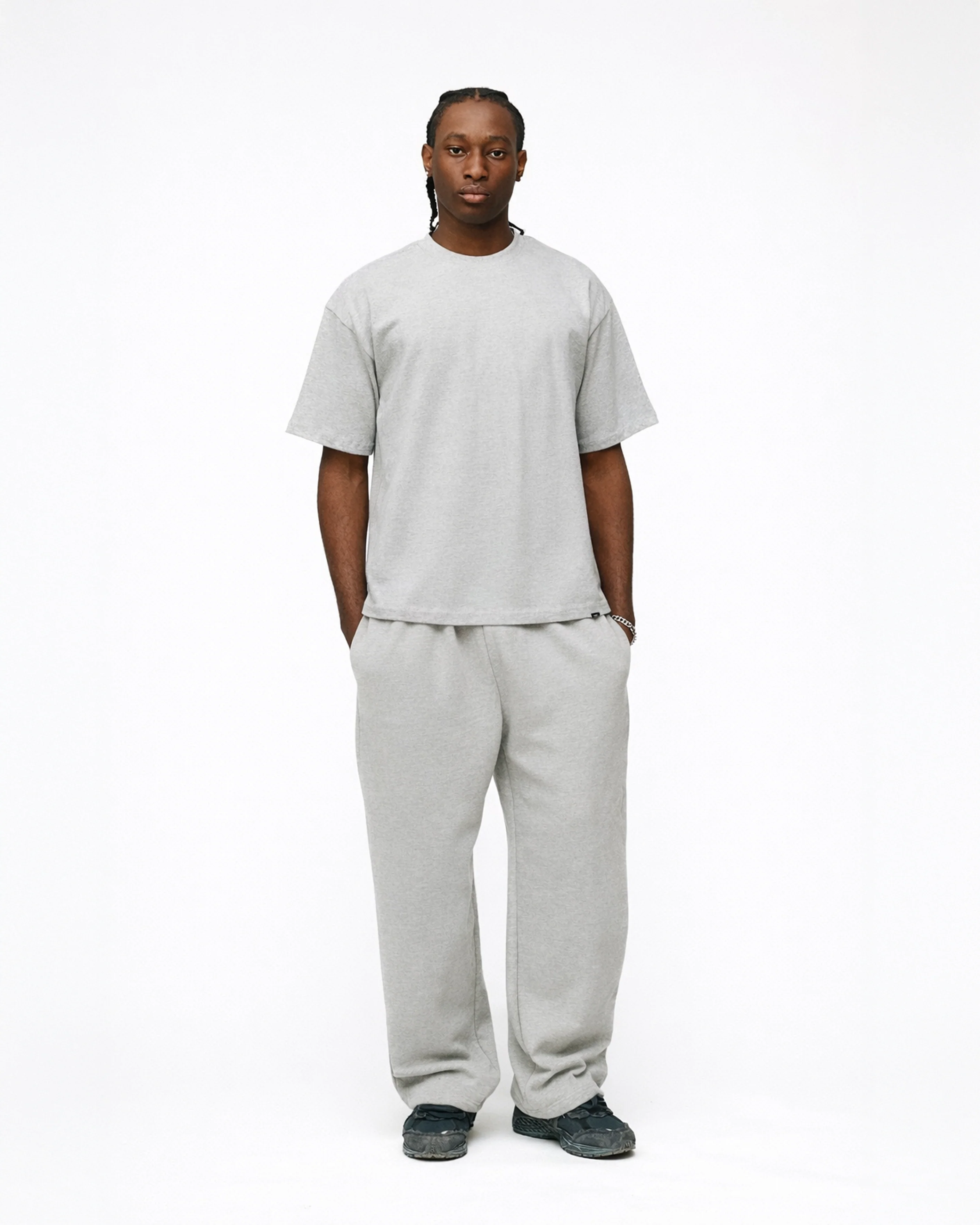 Drop Shoulder T-Shirt - Grey