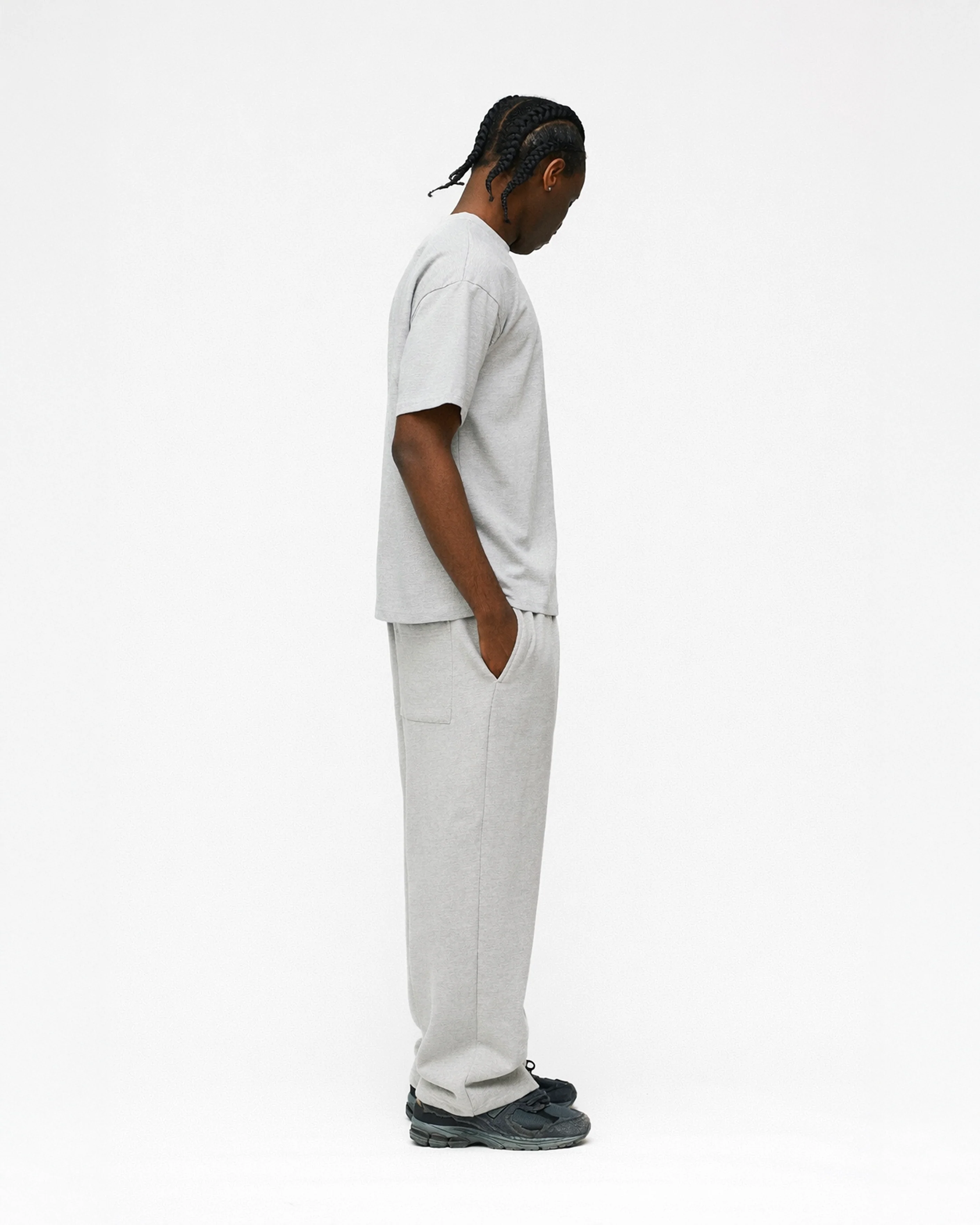 Drop Shoulder T-Shirt - Grey