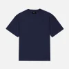 Drop Shoulder T-Shirt - Navy