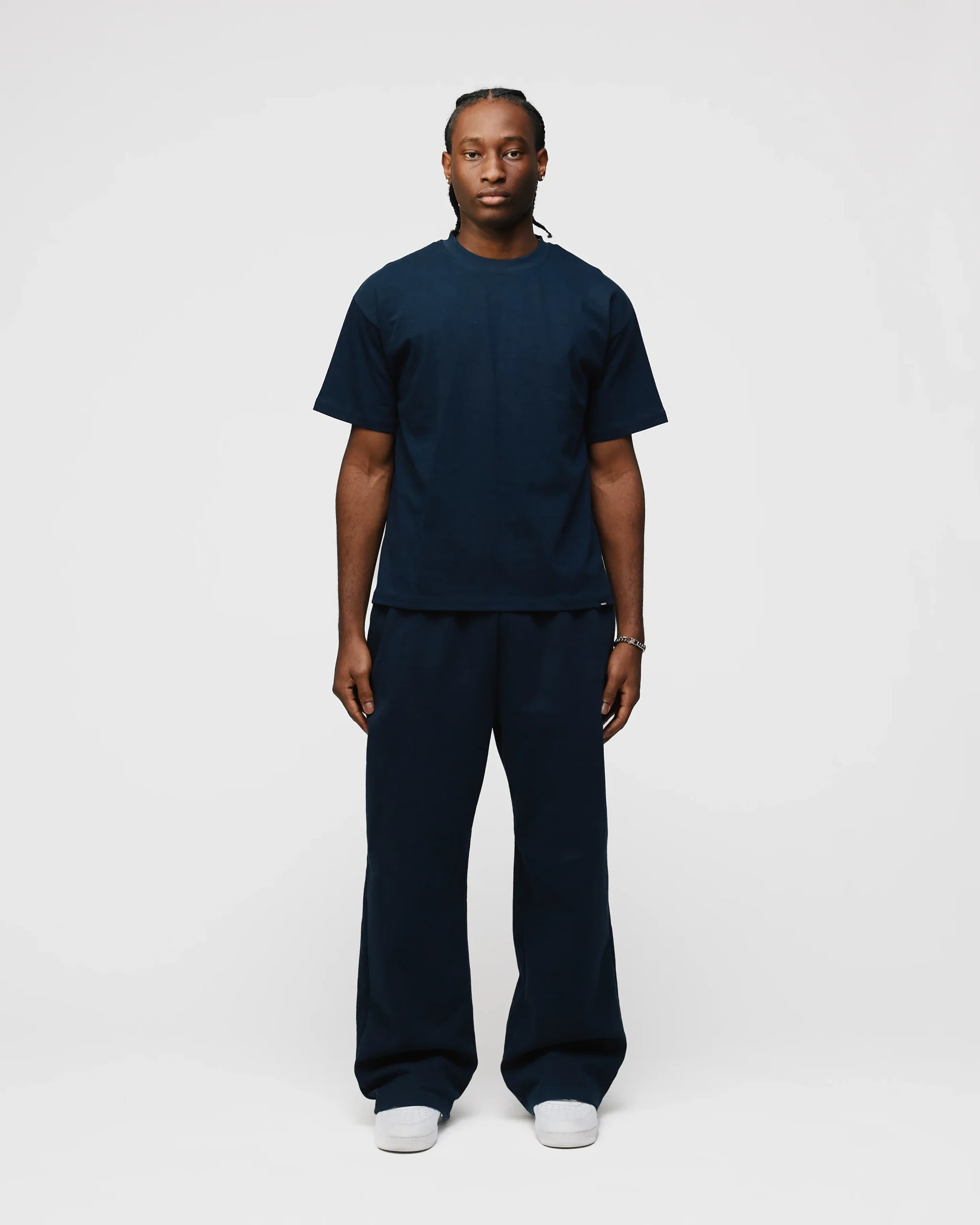 Drop Shoulder T-Shirt - Navy