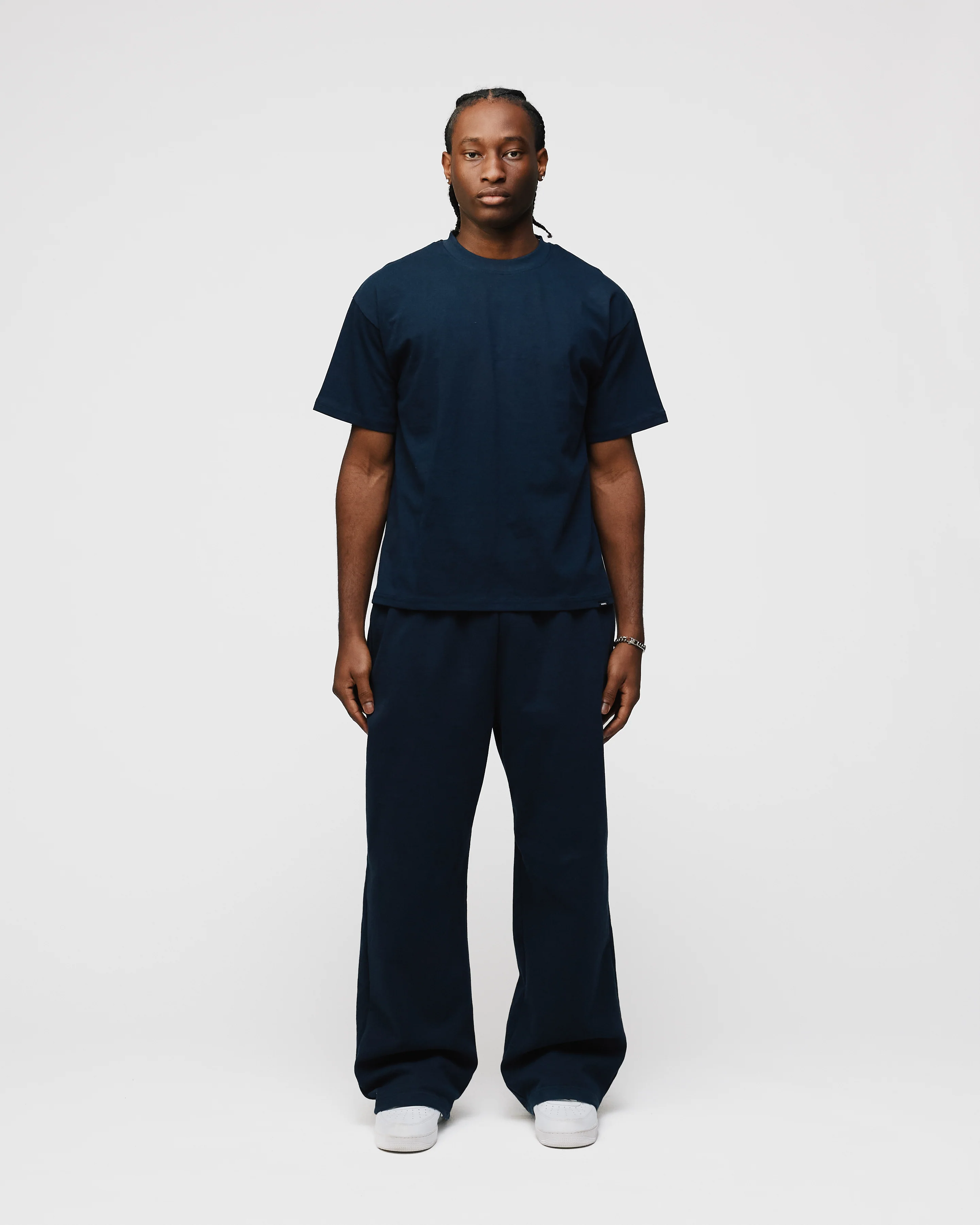 Drop Shoulder T-Shirt - Navy