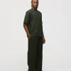 Drop Shoulder T-Shirt - Olive