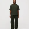 Drop Shoulder T-Shirt - Olive