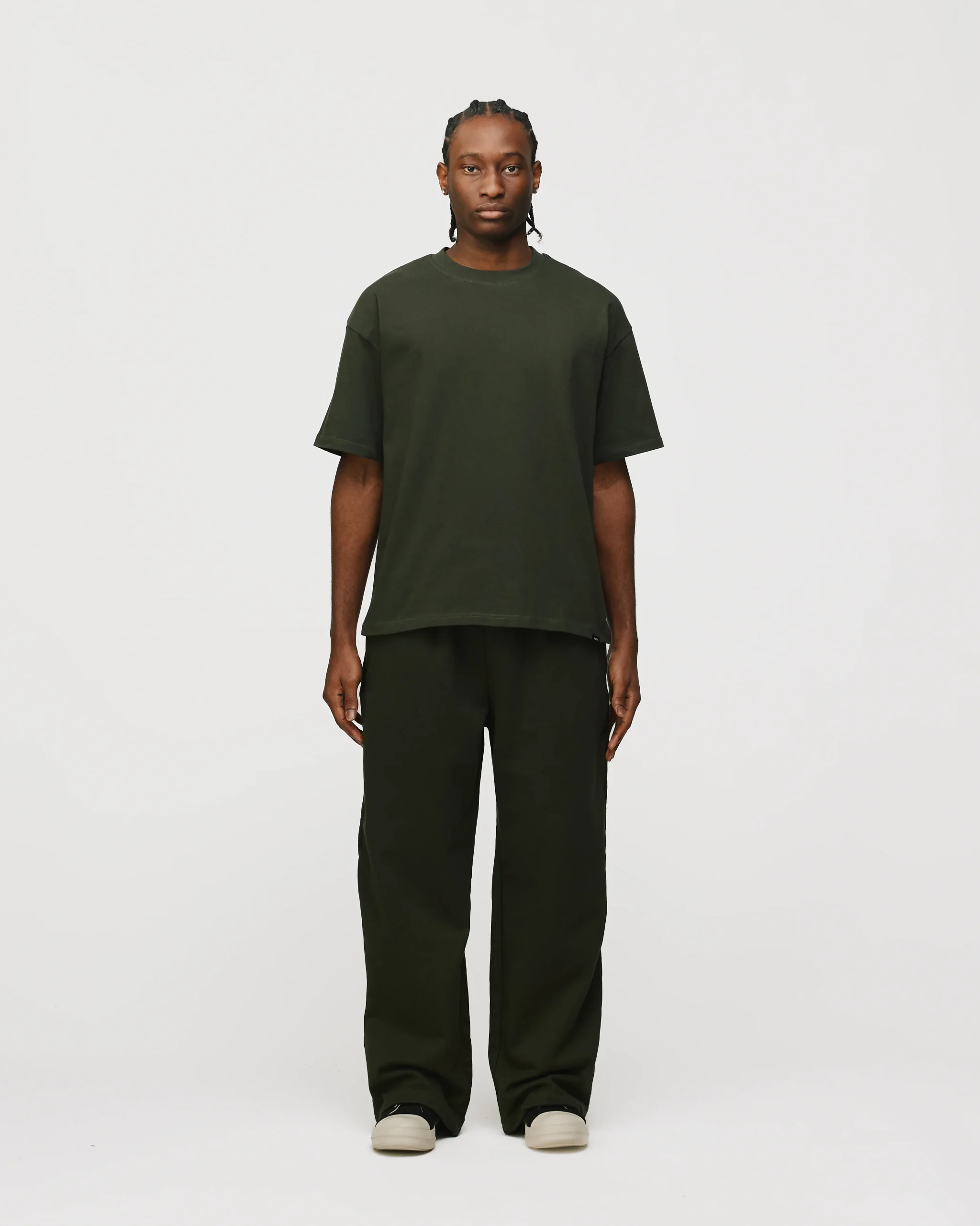 Drop Shoulder T-Shirt - Olive