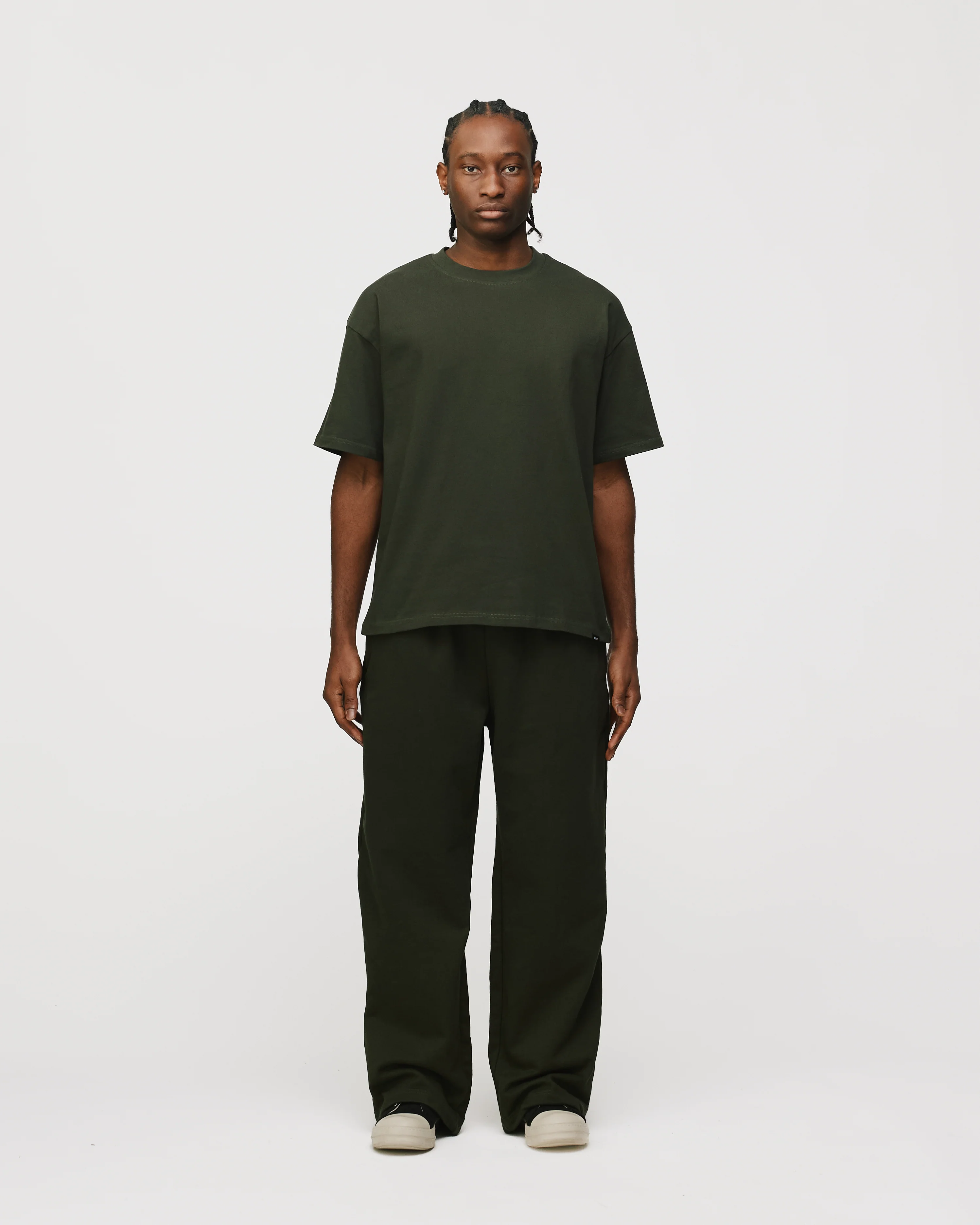 Drop Shoulder T-Shirt - Olive