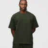 Drop Shoulder T-Shirt - Olive