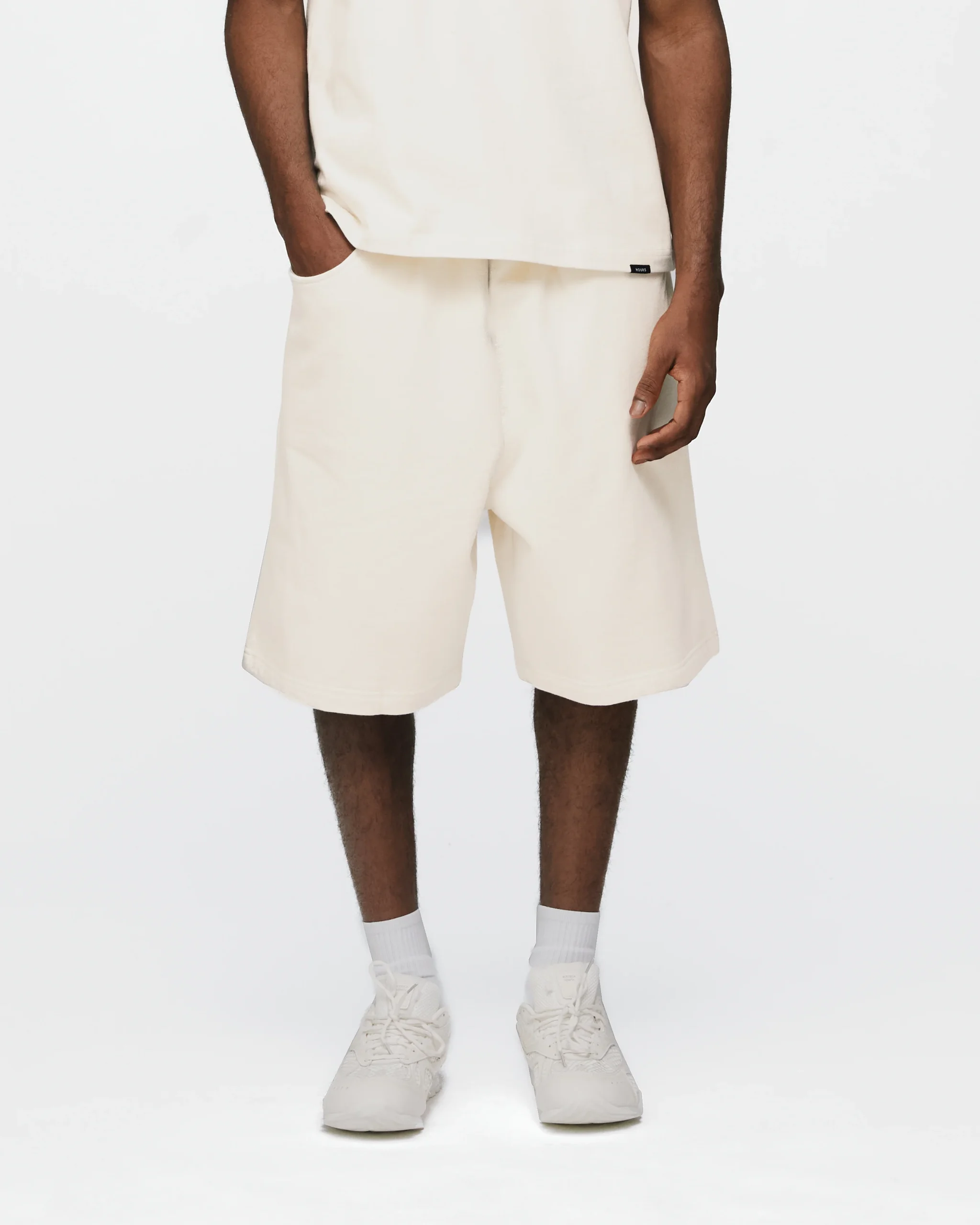 Baggy Sweatshorts - Oyster