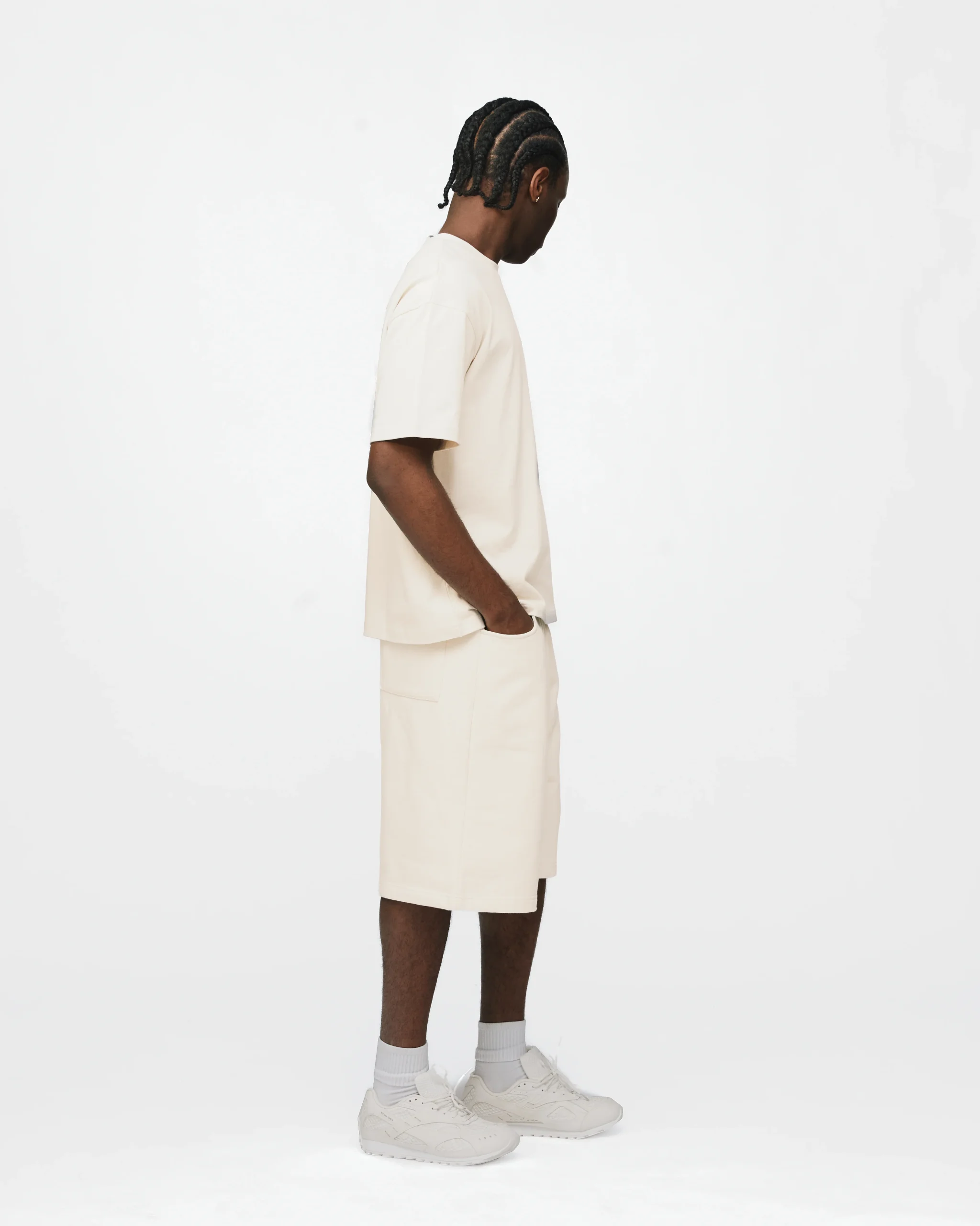 Baggy Sweatshorts - Oyster