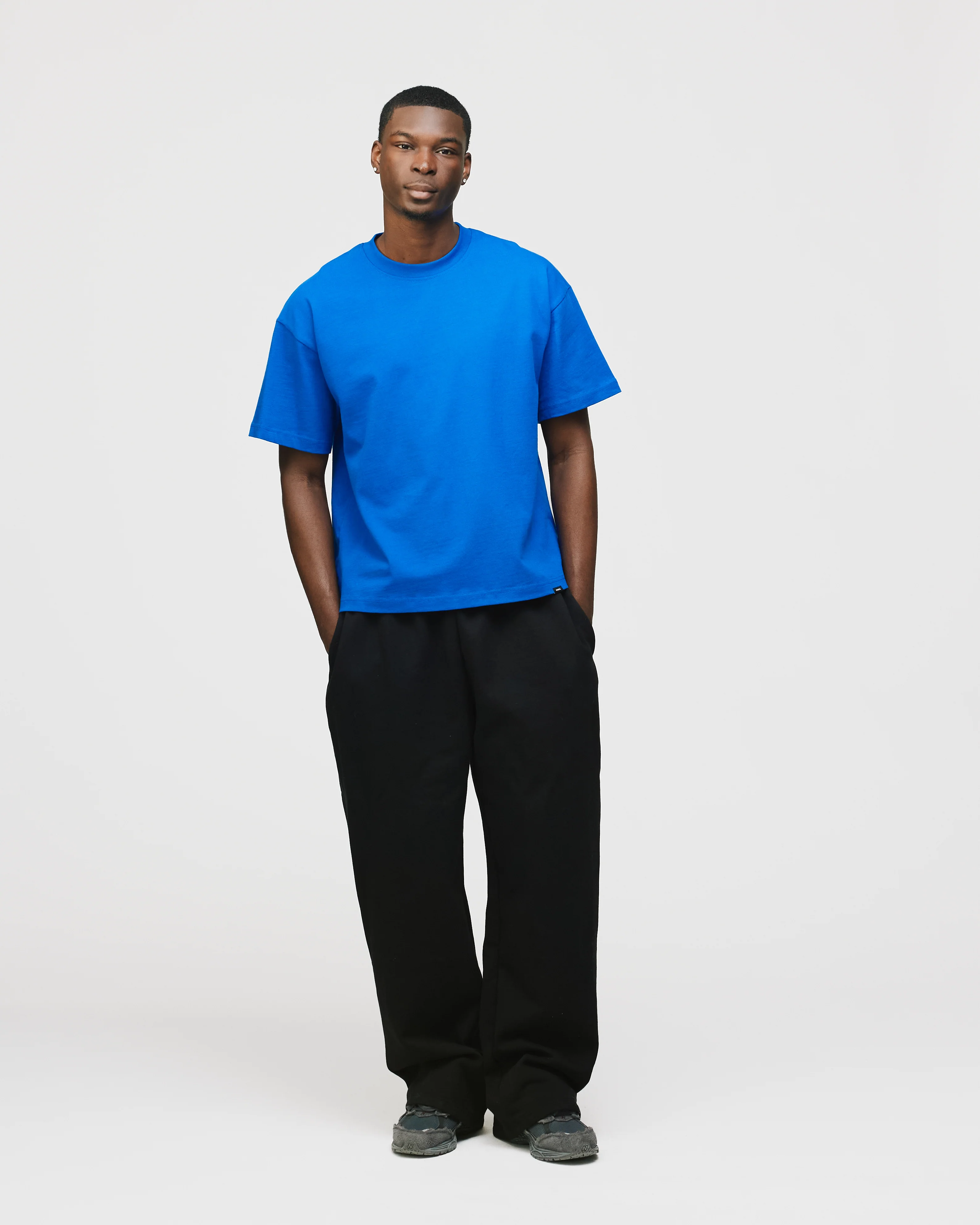 Drop Shoulder T-Shirt - Royal Blue