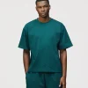 Drop Shoulder T-Shirt - Teal