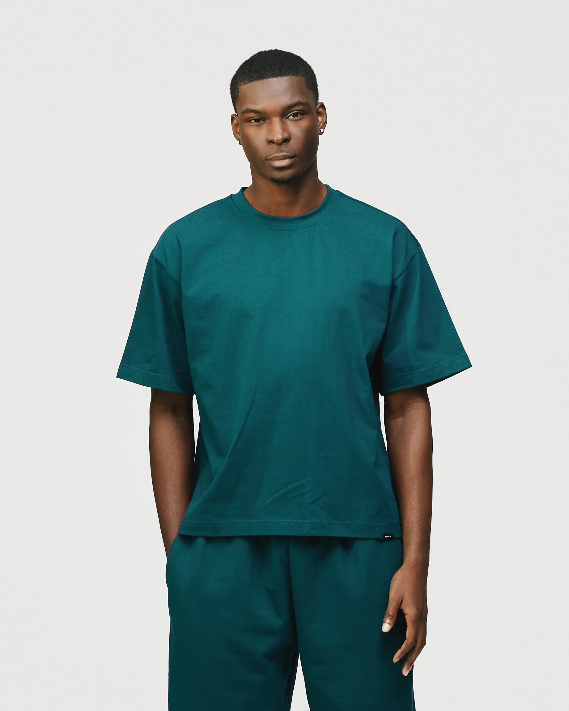 Drop Shoulder T-Shirt - Teal