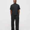 Drop Shoulder T-Shirt - Vintage Black