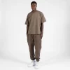 Drop Shoulder T-Shirt - Vintage Brown