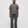 Drop Shoulder T-Shirt - Vintage Grey