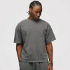 Drop Shoulder T-Shirt - Vintage Grey