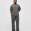 Drop Shoulder T-Shirt - Vintage Grey