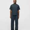 Drop Shoulder T-Shirt - Vintage Navy