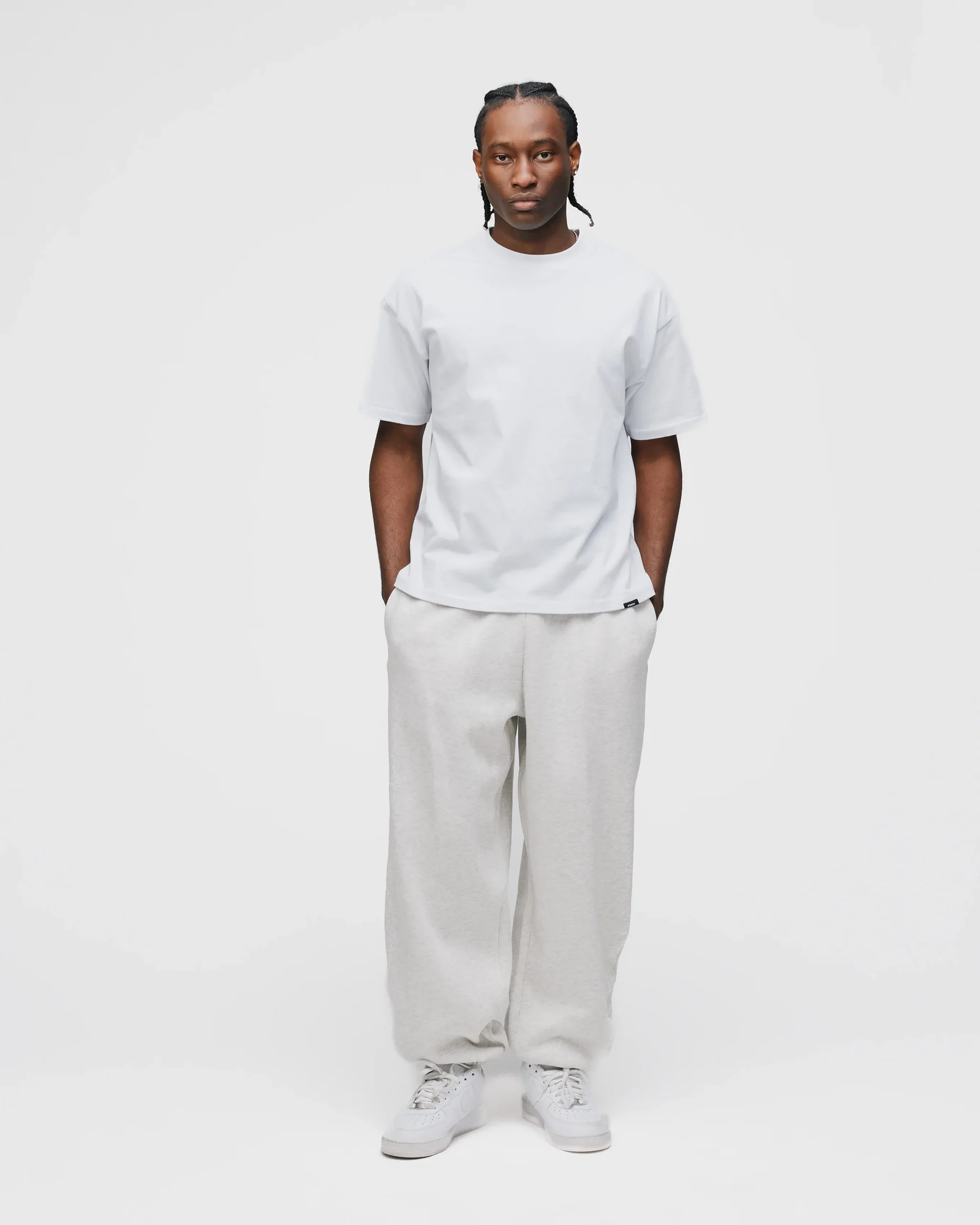 Drop Shoulder T-Shirt - White