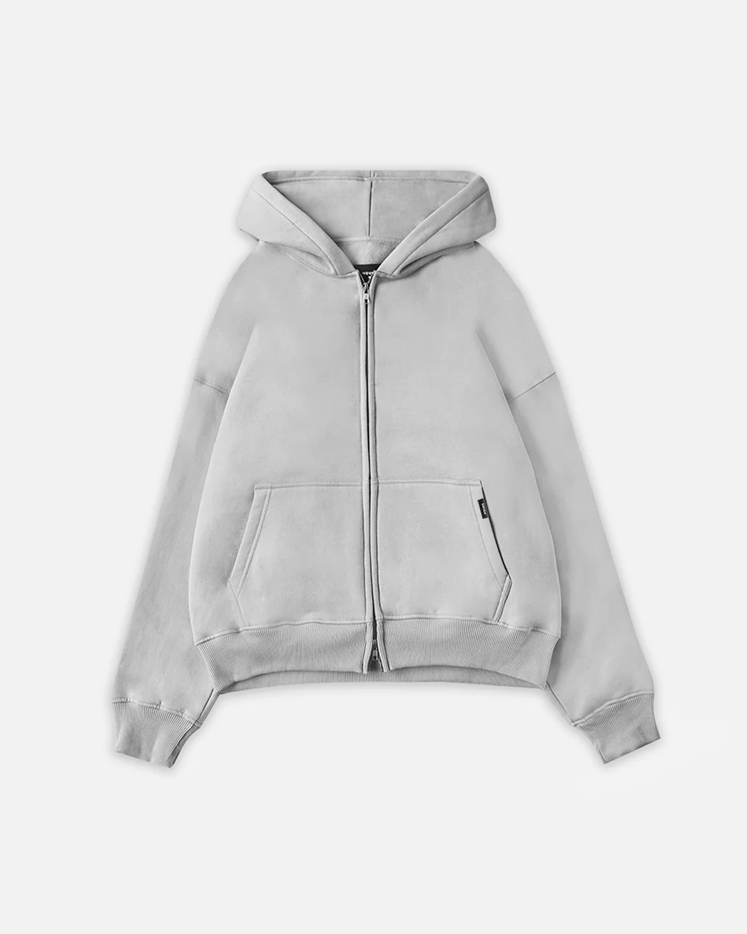1578-drop-shoulder-zip-hoodie-stone-1.webp Drop Shoulder Zip Hoodie - Stone
