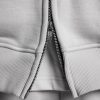 Drop Shoulder Zip Hoodie - Stone