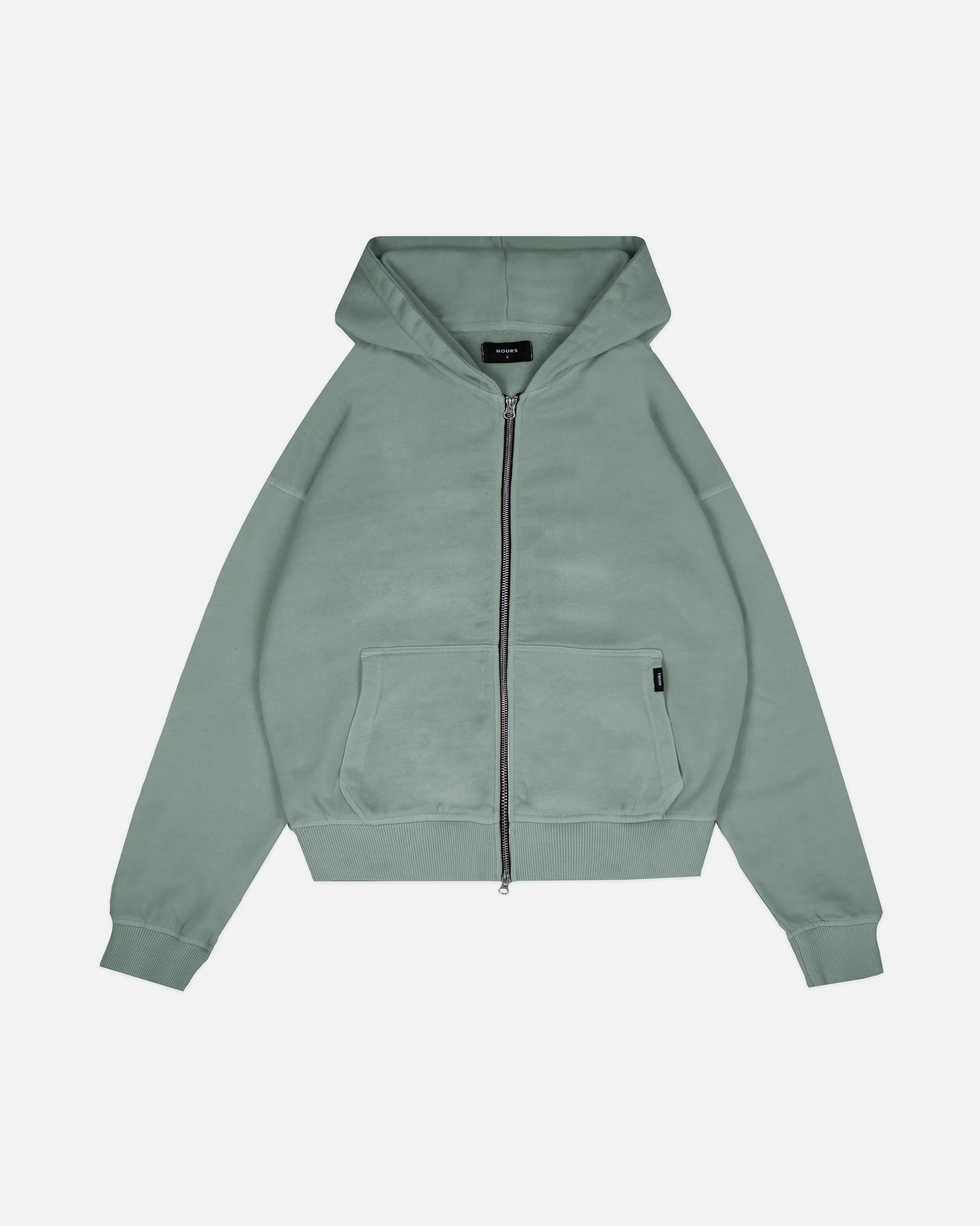 1627-dir-5dbc98dcc983-s-variation-1.webp Drop Shoulder Zip Hoodie - Vintage Sage