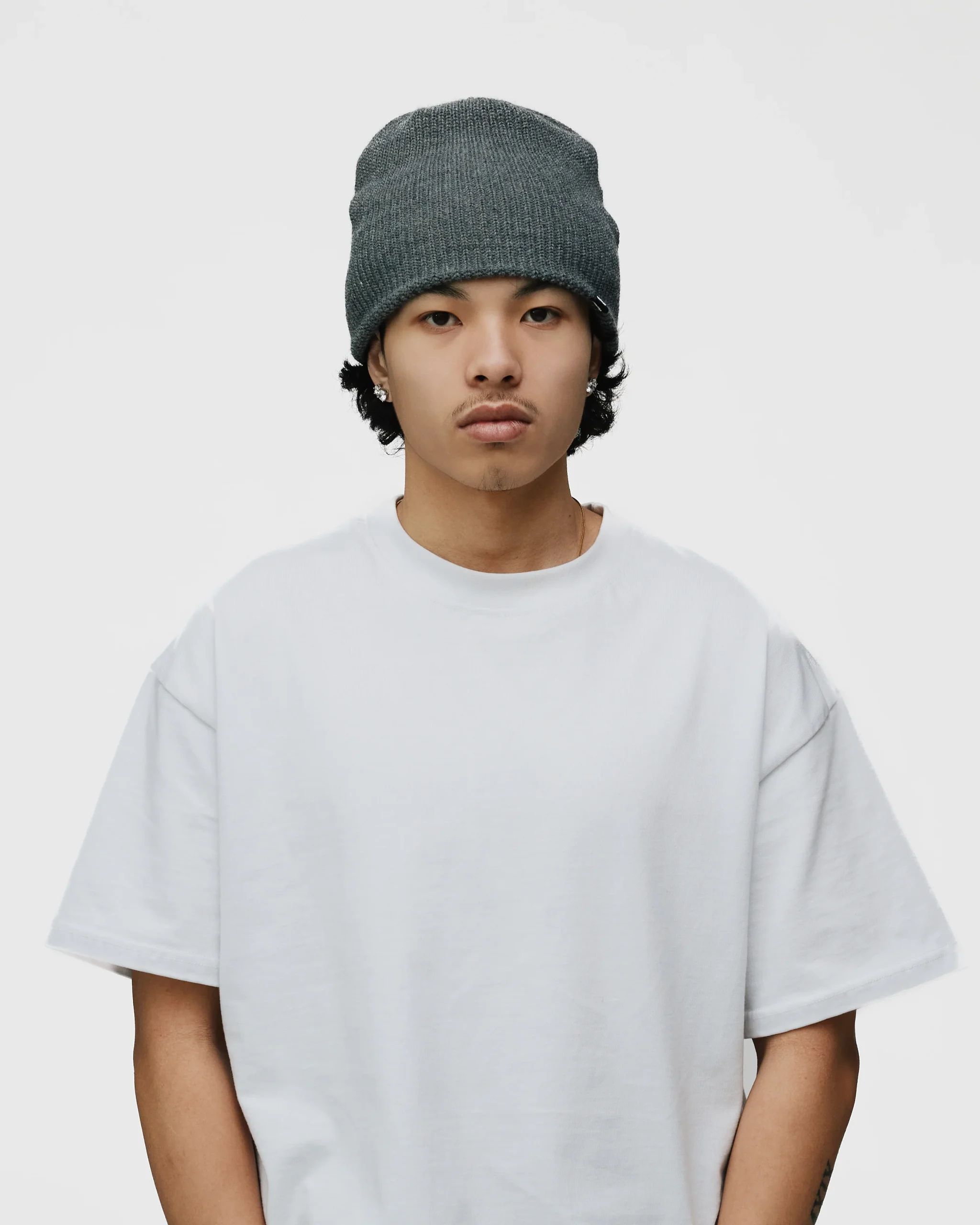 Fisherman Beanie - Grey
