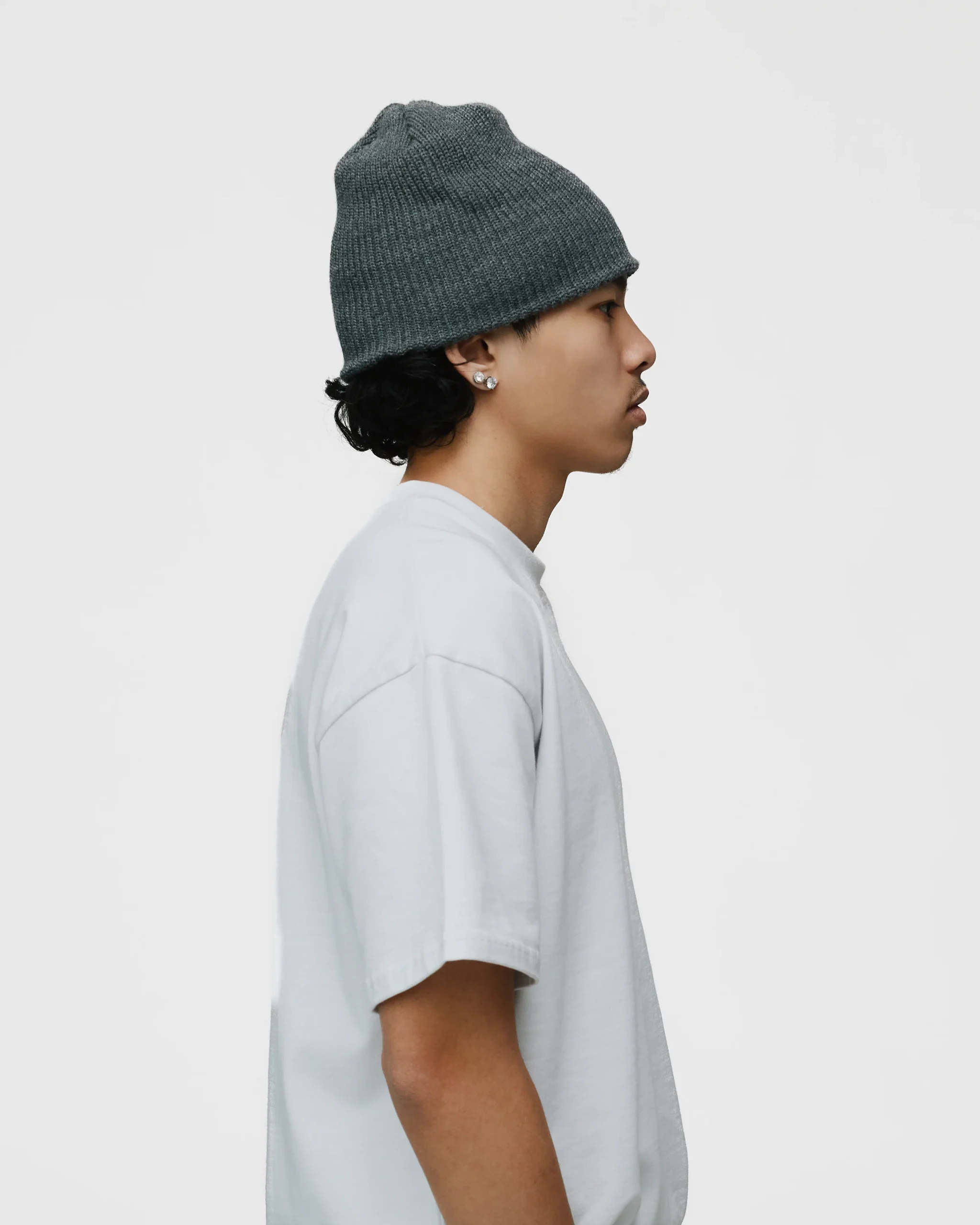 Fisherman Beanie - Grey
