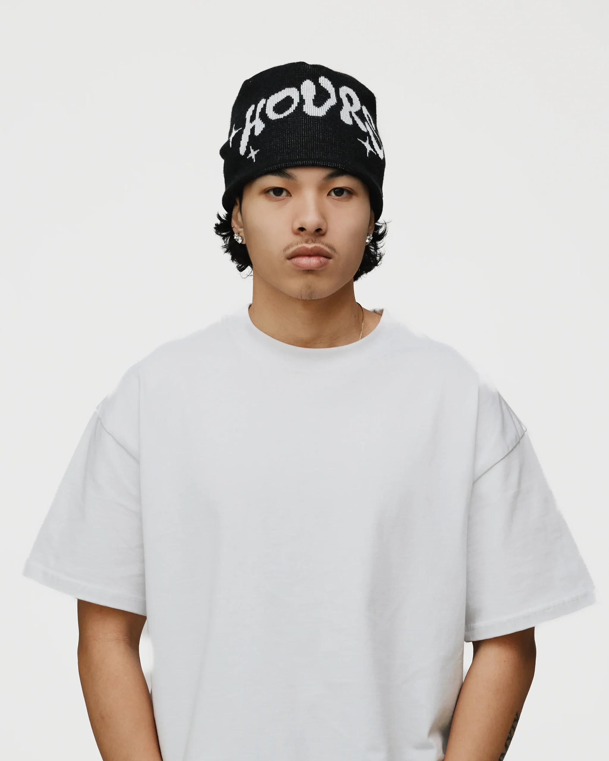 Graffiti Beanie - Black
