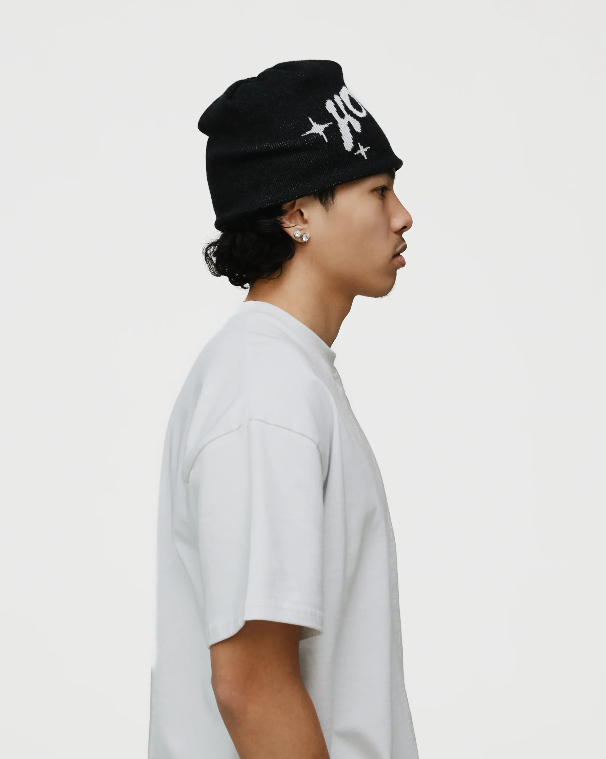Graffiti Beanie - Black