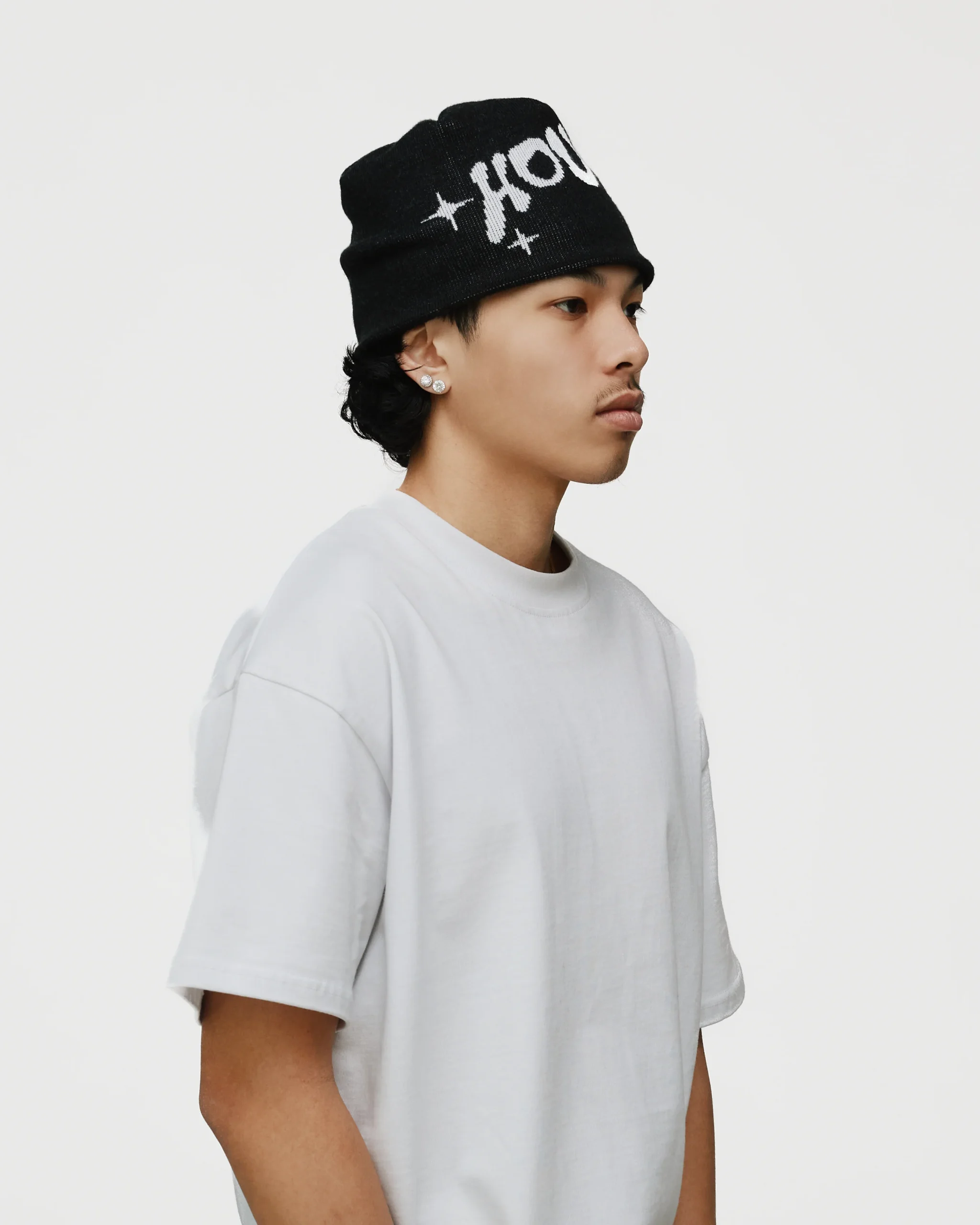 Graffiti Beanie - Black
