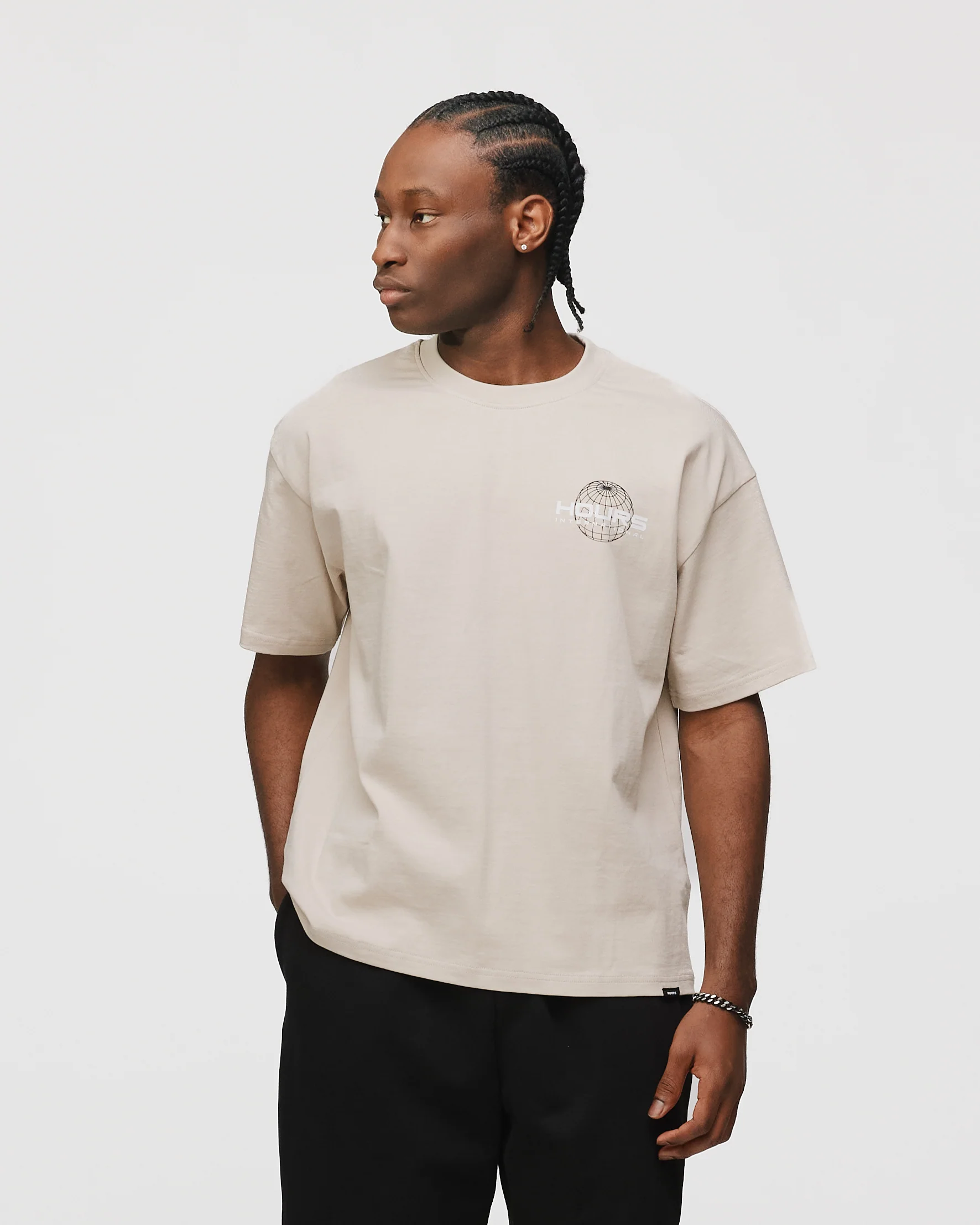 Hours International T-Shirt - Oatmeal