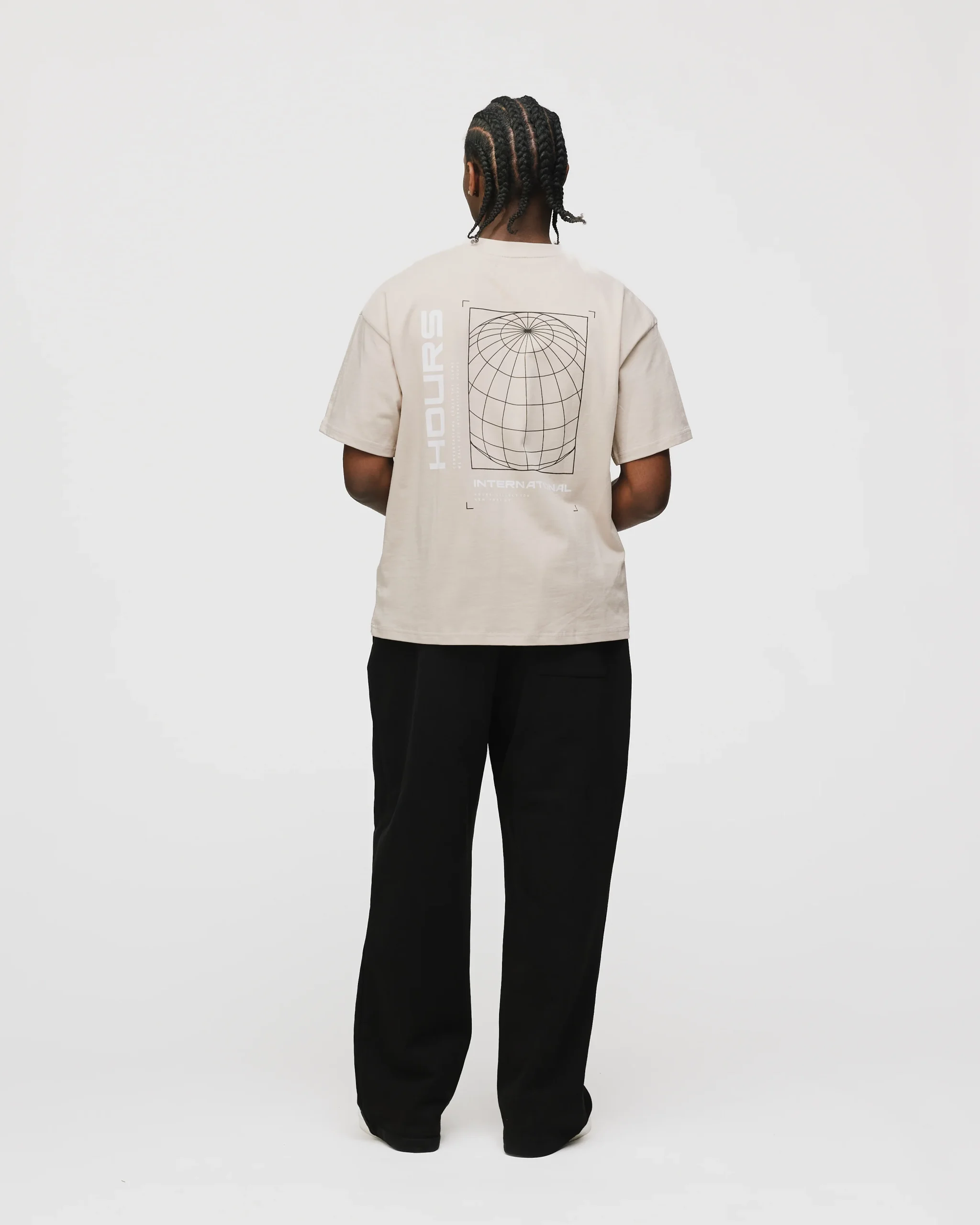 Hours International T-Shirt - Oatmeal